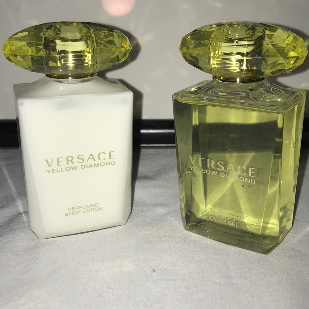 Versace perfumed shower gel and body lotion!